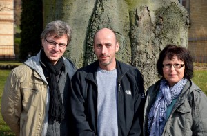 Der Vorstand (v.r.n.l.) Carola Fischer, Hans-Christoph Fichtner und Felix Raddatz